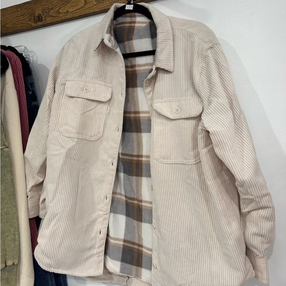 Cream Corduroy Jacket